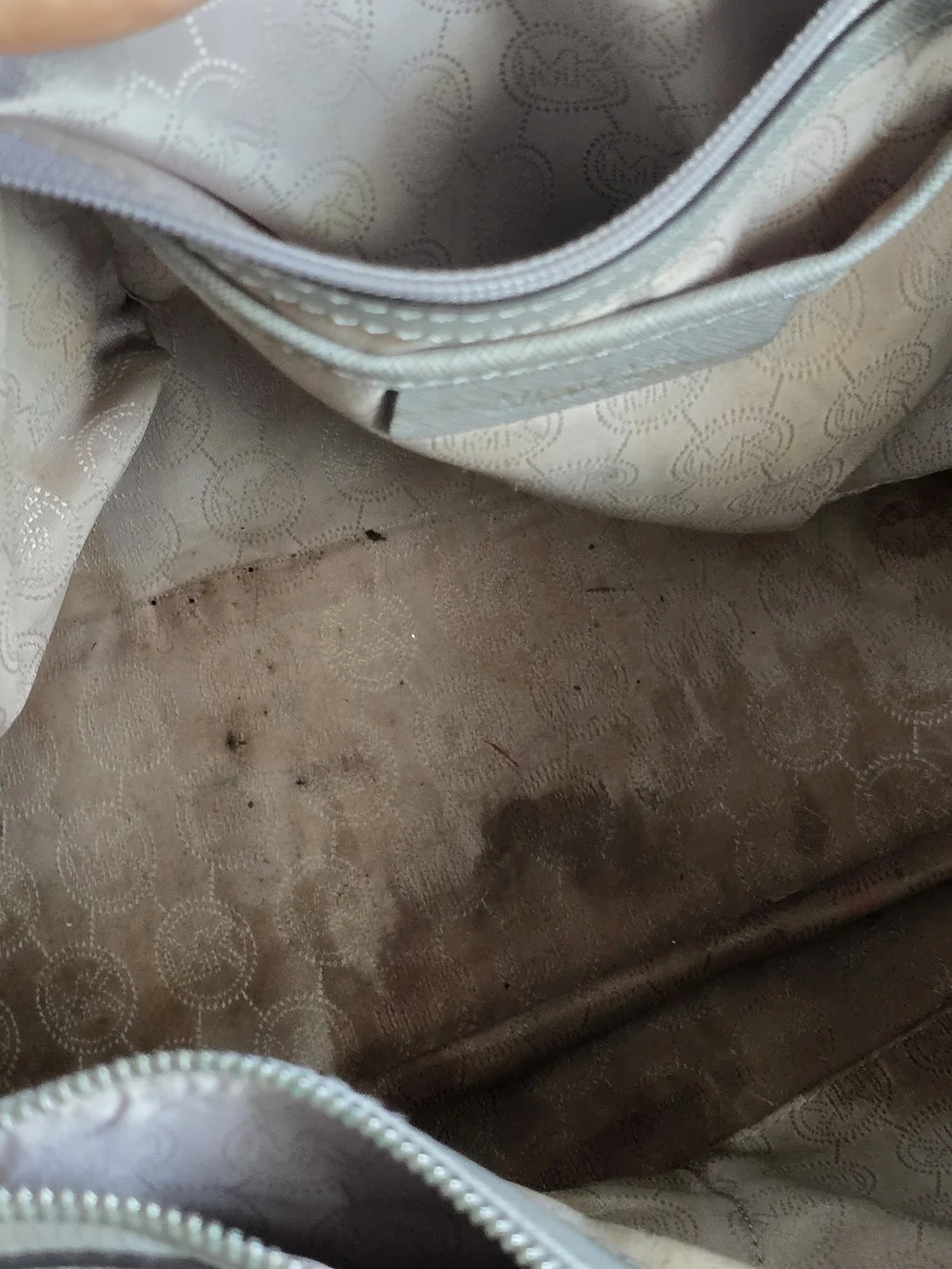 Michael Kors Taupe Saffiano Leather Satchel with Wallet